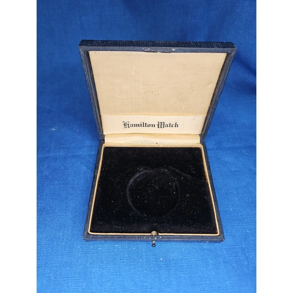 Antique Pocket Watch Case Hamilton Watch Box Only Art Deco Circa 1920s